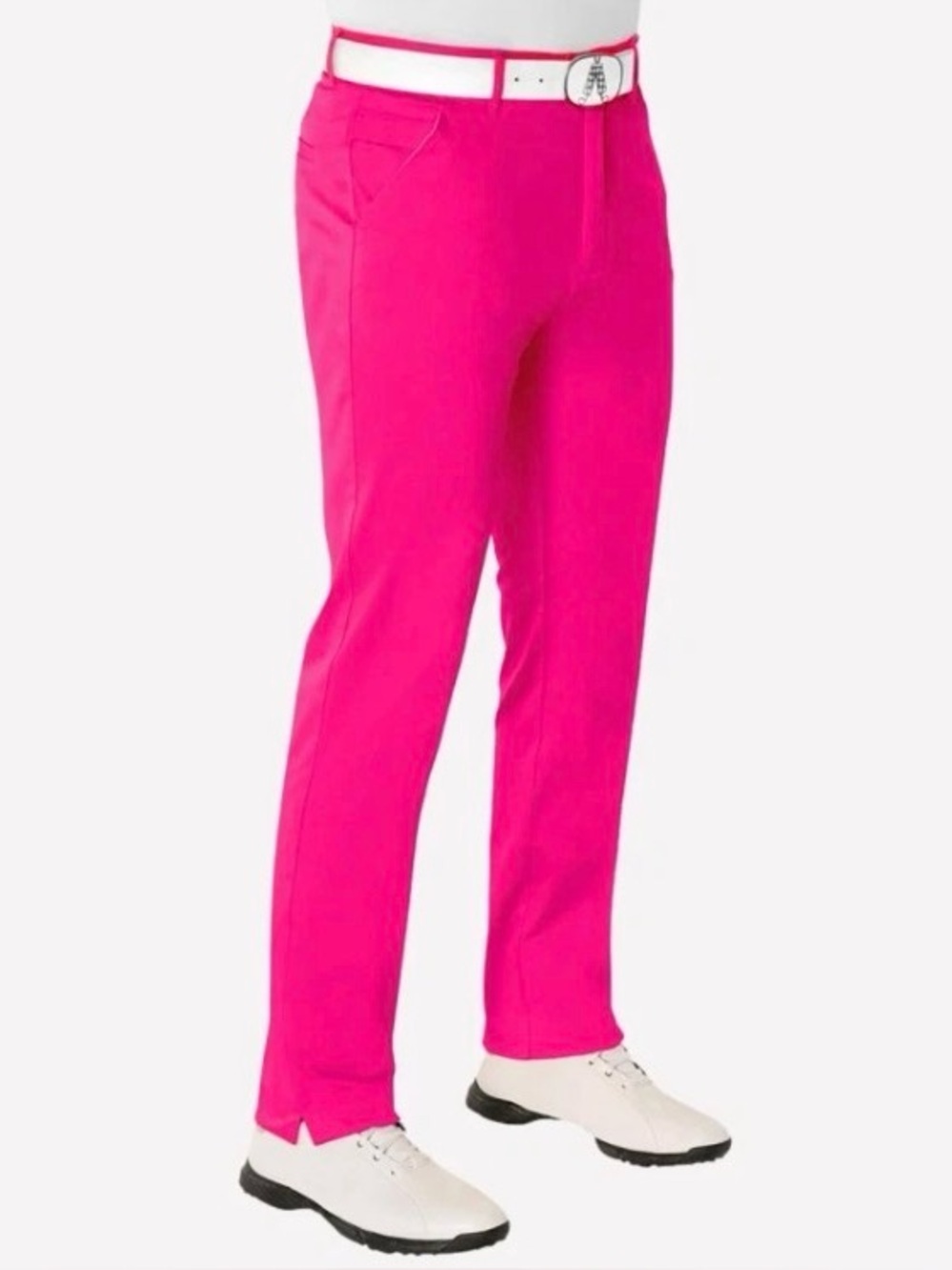 Royal & Awesome Pink Ticket Golf Pants 44x34 NWT Ball Marker Divot Tool Opener